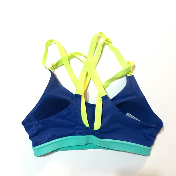 SOLD Victoria’s Secret Sports Bra Strappy blue - Picture 3 of 6